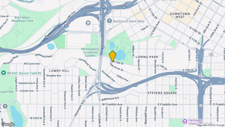 430 Oak Grove Map and Location Details