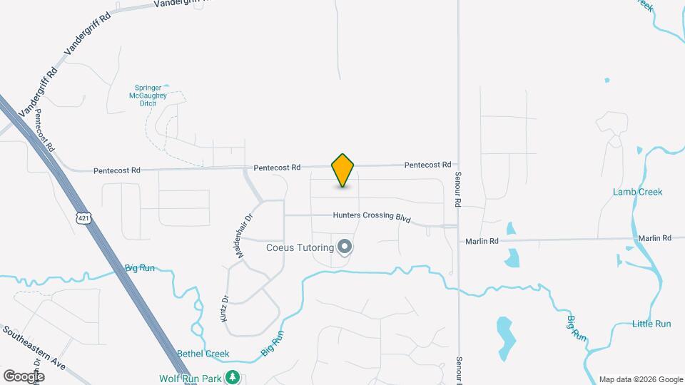 10406 Deercrest Ln Map and Location Details