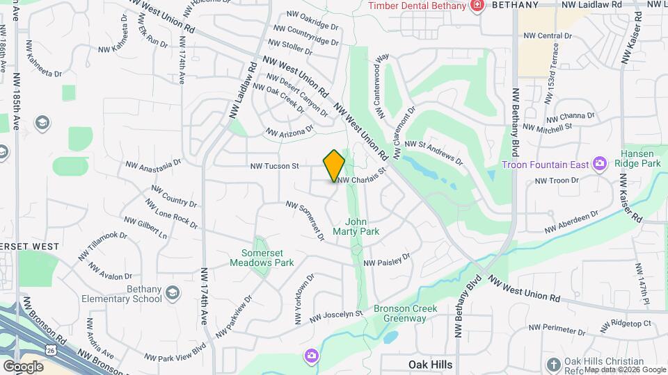 3925 NW 166th Dr Map and Location Details