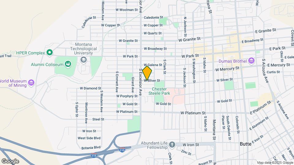826 W Silver St Map and Location Details