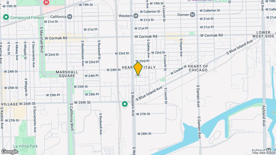 2346 W 24th Pl Mapa y Detalles de la Ubicación