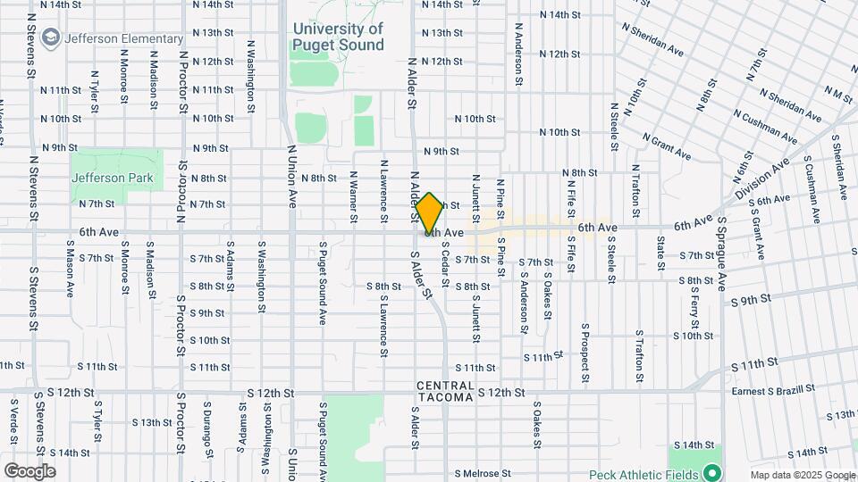 Sixth & Alder Mapa y Detalles de la Ubicación