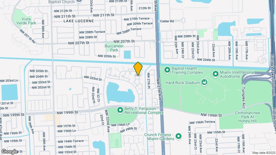 2881 NW 204th St Map and Location Details