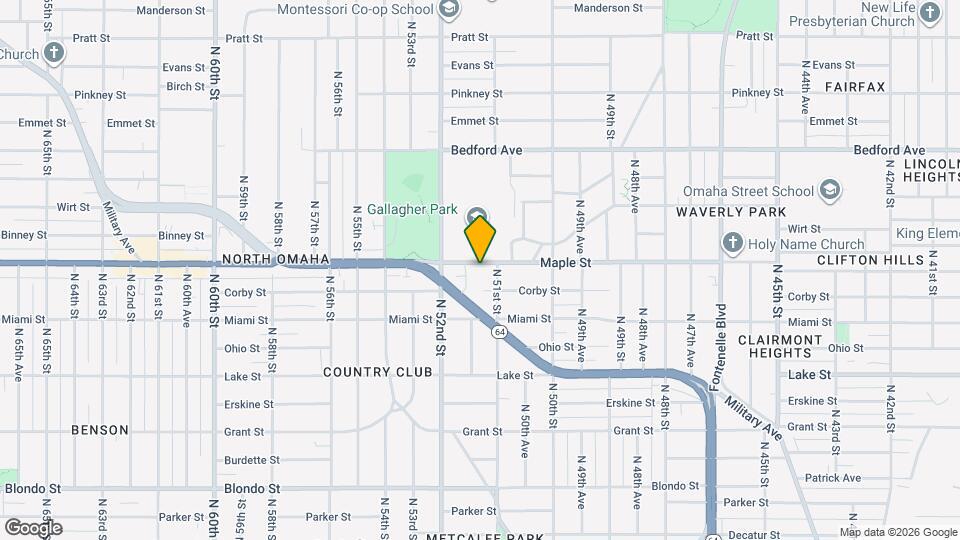 5115 Maple St Map and Location Details