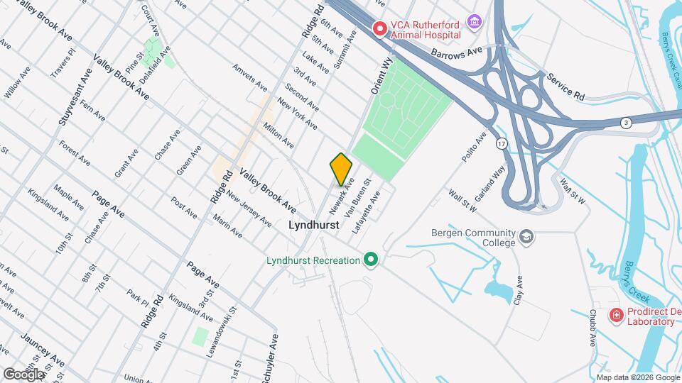 243 Newark Ave Map and Location Details