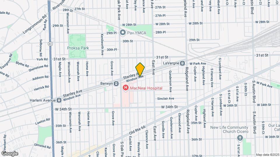 6638 W Windsor Ave, Unit #3 Map and Location Details