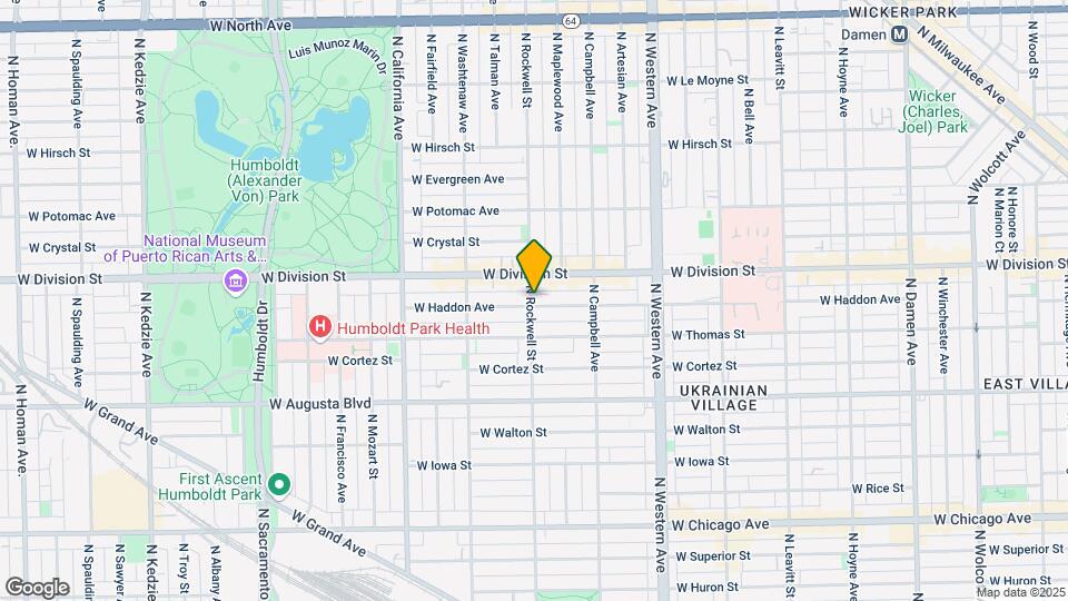 2558 W Haddon Ave Mapa y Detalles de la Ubicación