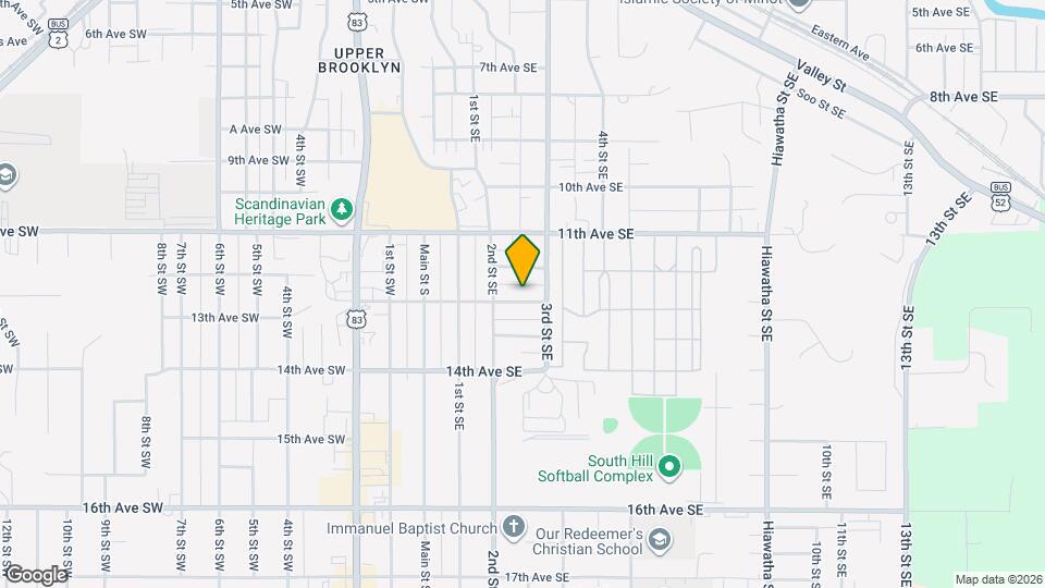 219 13th Ave SE Map and Location Details
