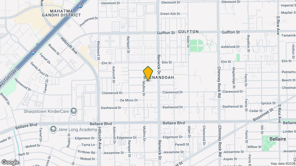 5926 Hornwood Dr Map and Location Details