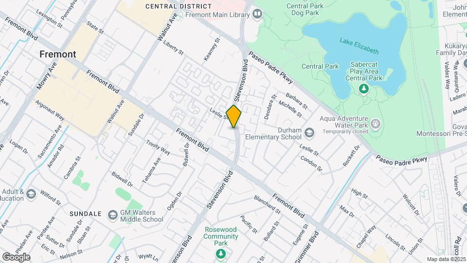 3695 Stevenson Blvd, Unit 316 Map and Location Details