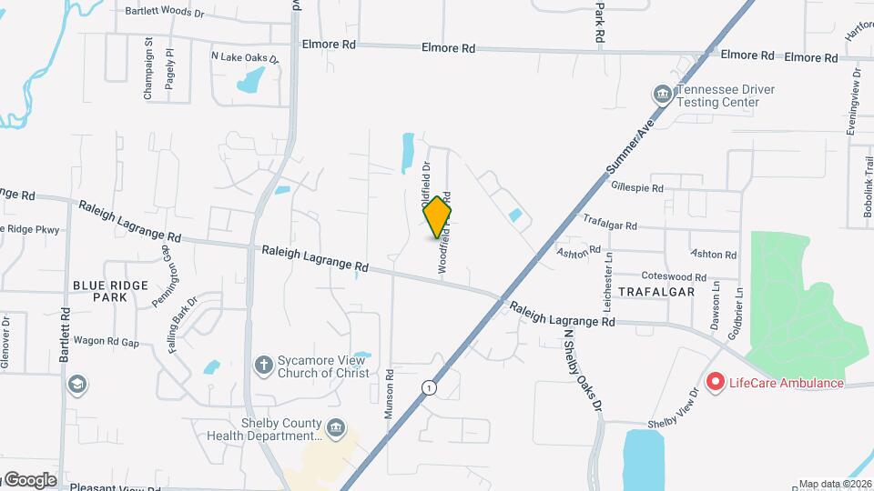 2105 Woodfield Park Rd Map and Location Details