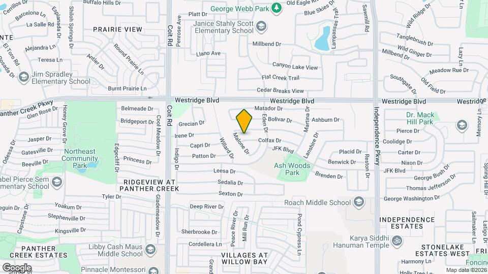 10640 Colfax Dr Map and Location Details