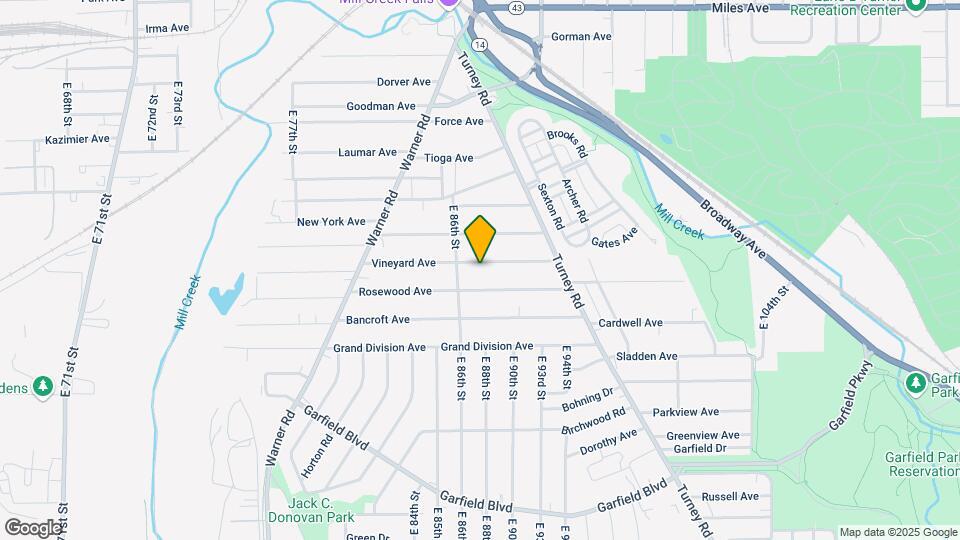 8710 Vineyard Ave Map and Location Details