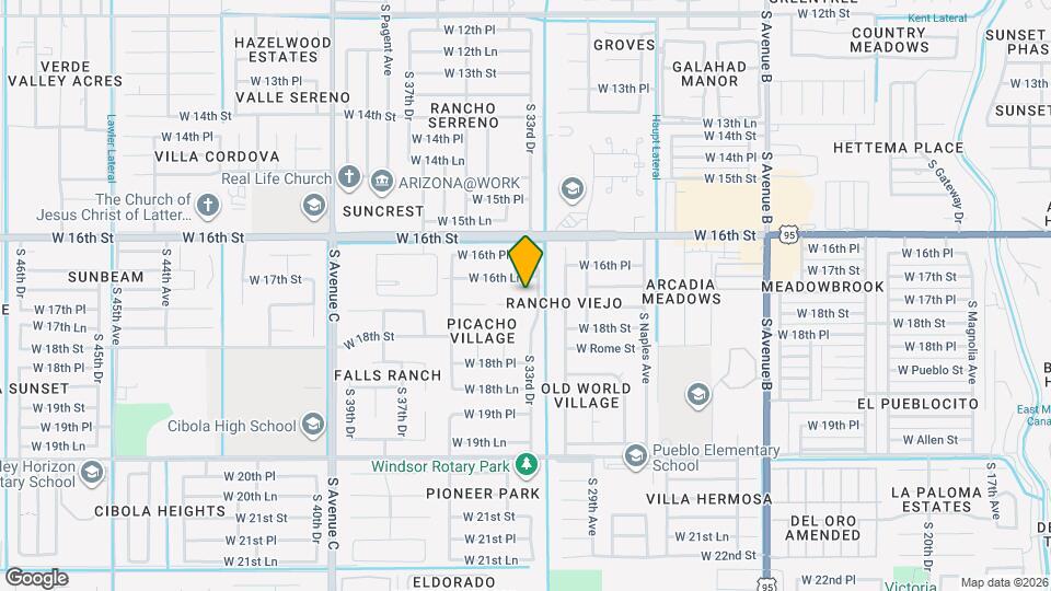 3384 W 17th Pl Mapa y Detalles de la Ubicación