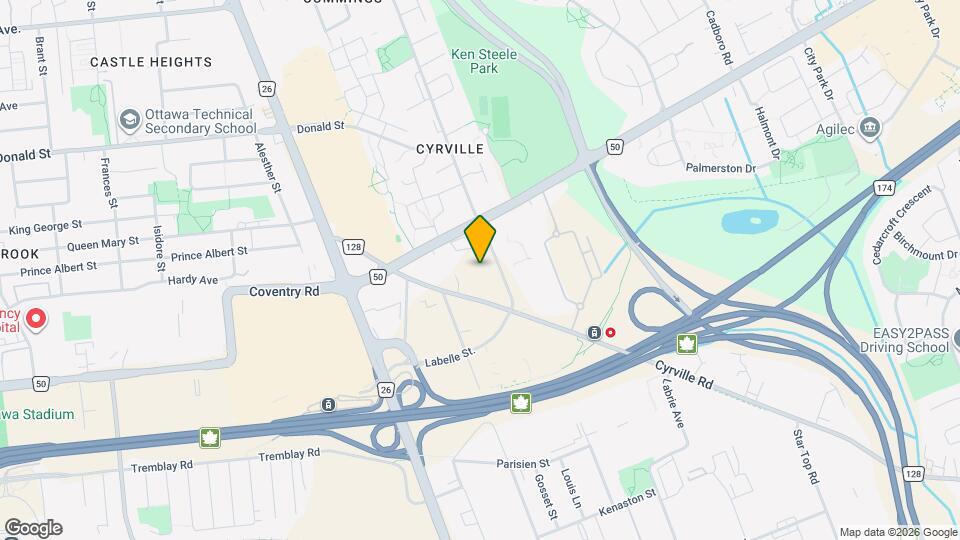 1240 Cummings Ave. Map and Location Details