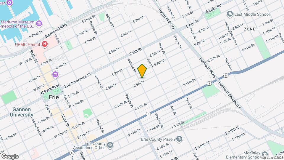 508 E 9th St, Unit 1 Mapa y Detalles de la Ubicación