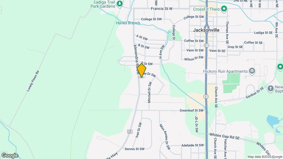 615 Alexandria Rd SW Map and Location Details