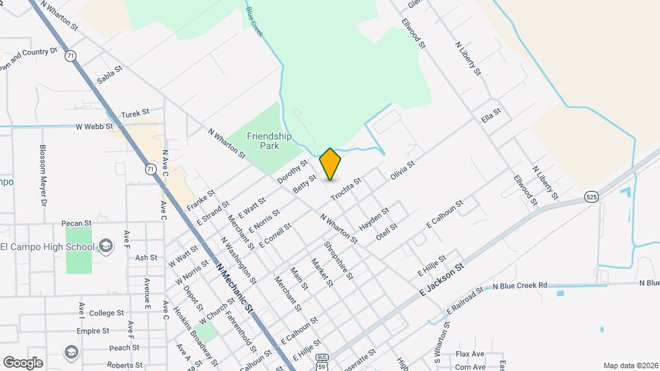 802 Mable St Map and Location Details