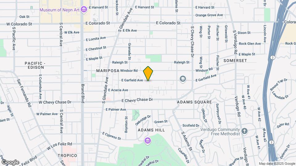 722 E Garfield Ave Mapa y Detalles de la Ubicación