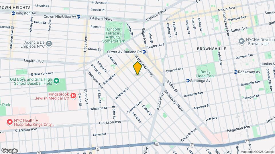1097 Winthrop St Map and Location Details
