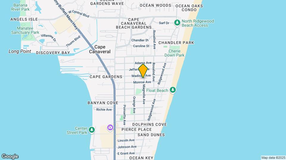Cape Park Townhomes Mapa y Detalles de la Ubicación