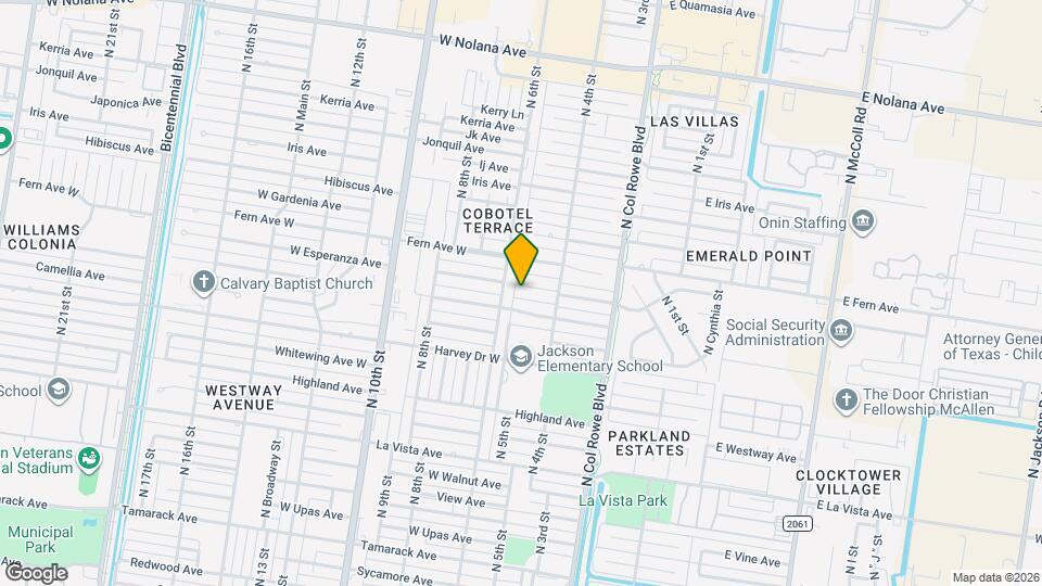 505 W Esperanza Ave Map and Location Details