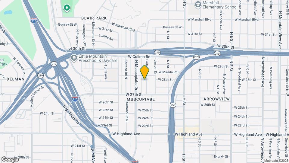 2770 Ladera Rd Map and Location Details
