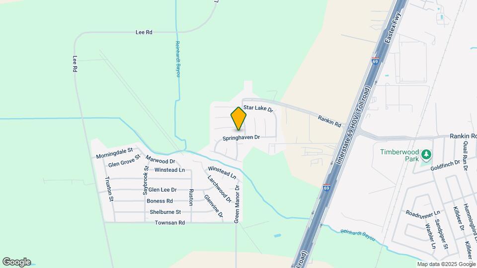 6219 Springhaven Dr Map and Location Details