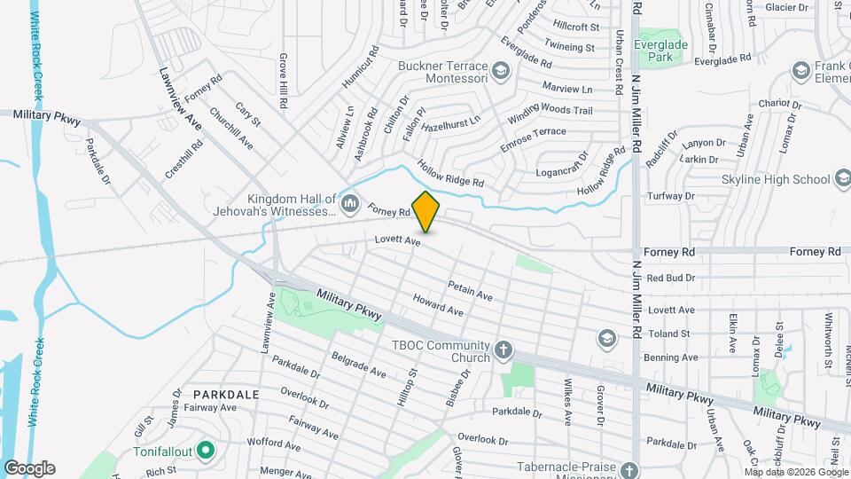 6205 Lovett Ave Map and Location Details