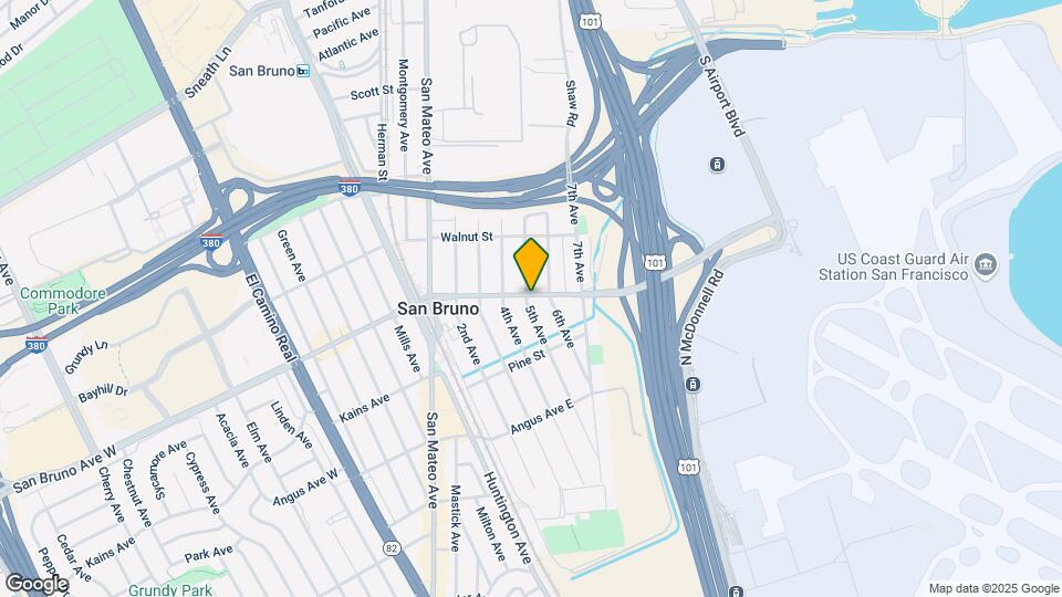 610 San Bruno Ave Mapa y Detalles de la Ubicación
