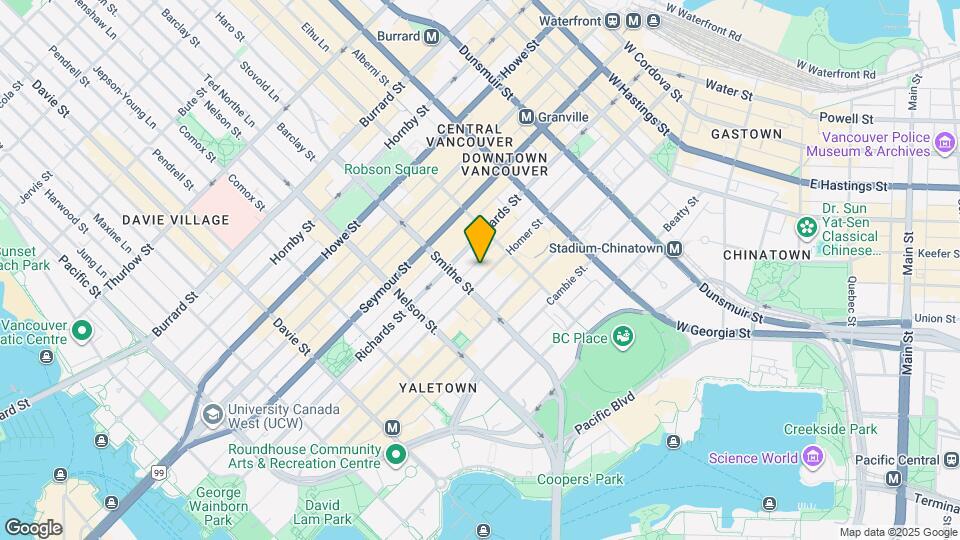 851 Homer St Map and Location Details