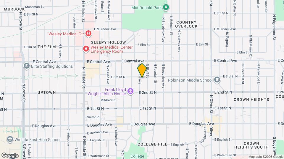 338 N Quentin St Map and Location Details