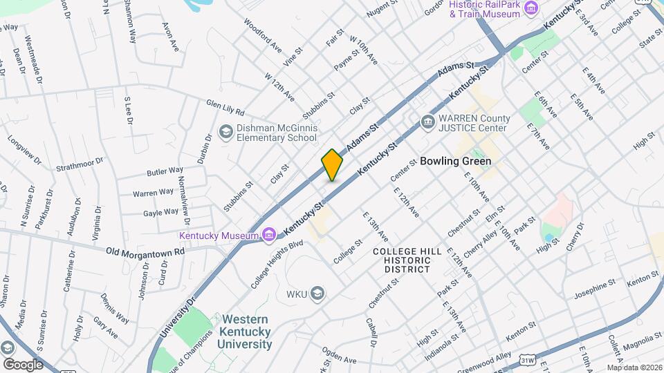 1257 Kentucky St Map and Location Details