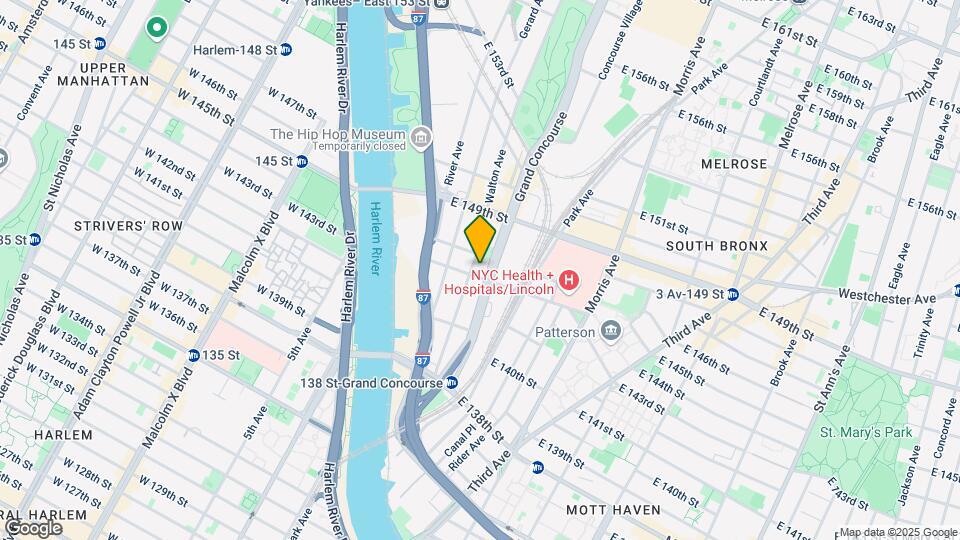 425 Grand Concourse Mapa y Detalles de la Ubicación