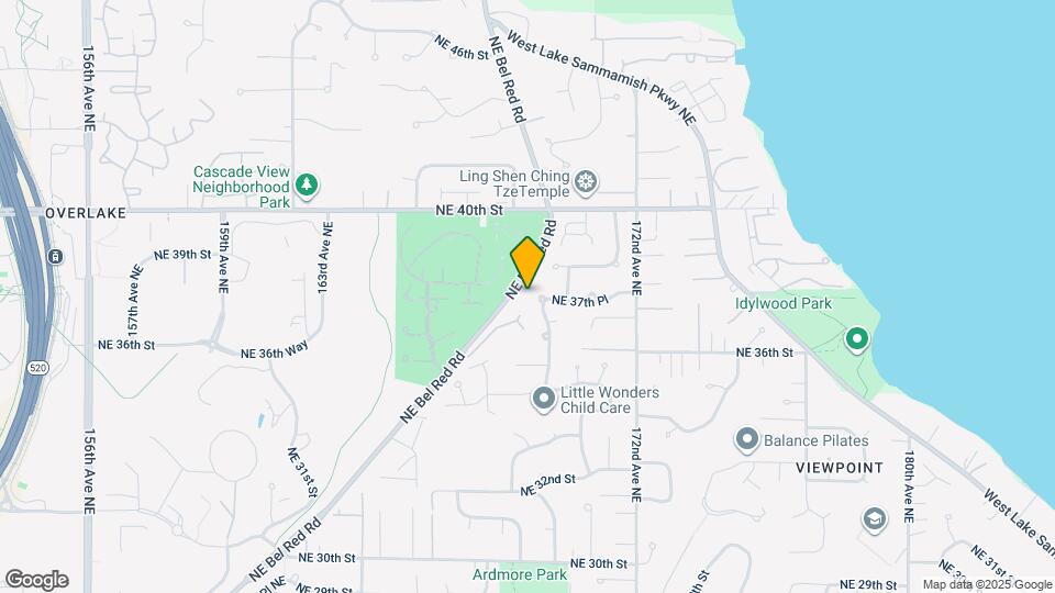 16909 NE 37th Pl Map and Location Details