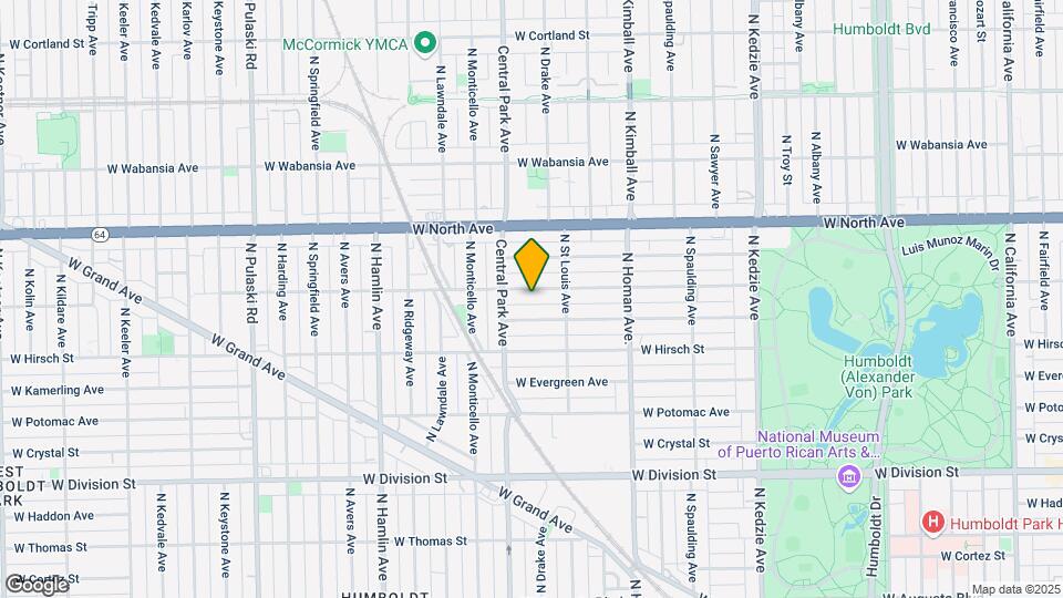 3531 W Le Moyne St Map and Location Details