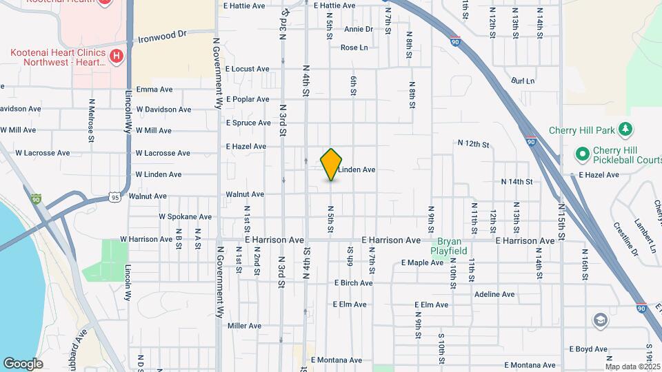 1404 N 5th St Map and Location Details
