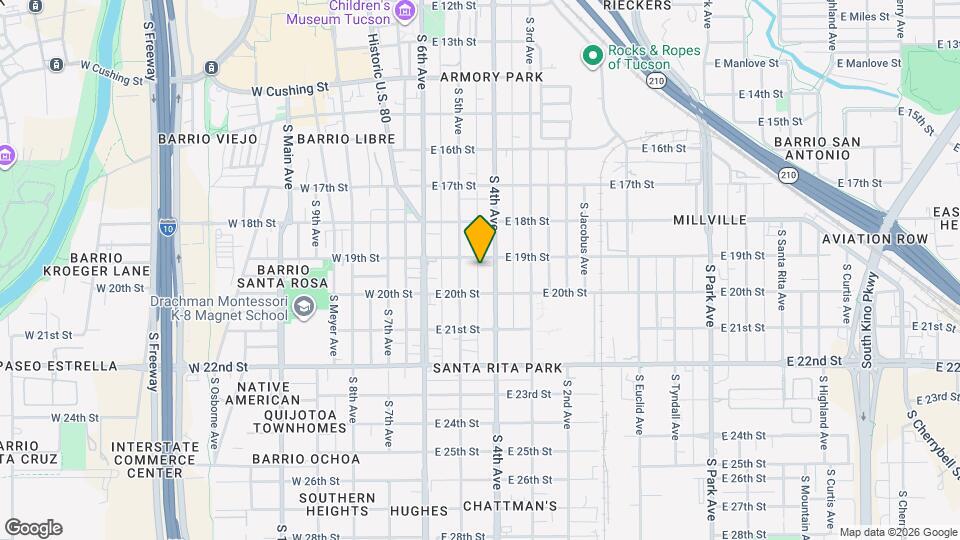 915 S Herbert Ave Map and Location Details