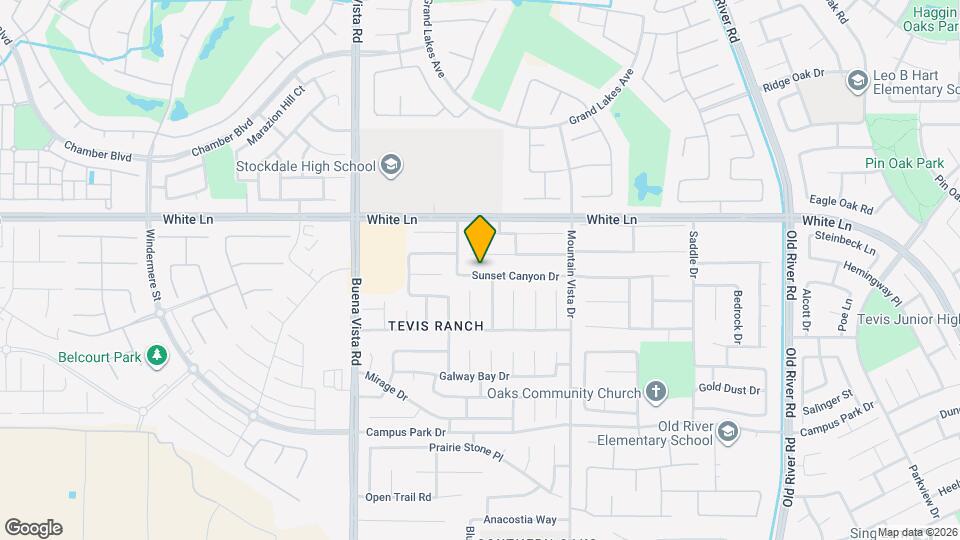 10808 Sunset Canyon Dr Map and Location Details