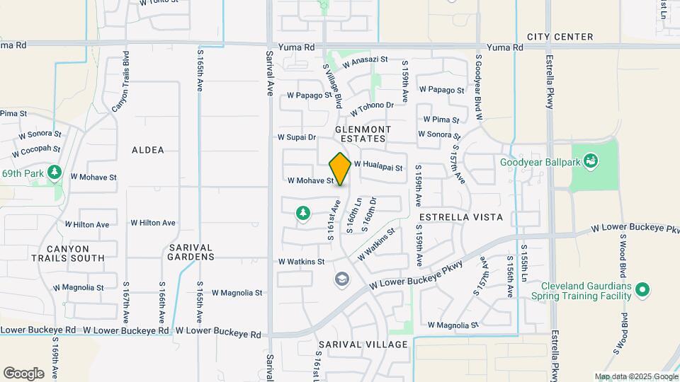 16104 W Durango St Map and Location Details