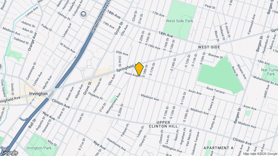 482 Avon Ave Map and Location Details