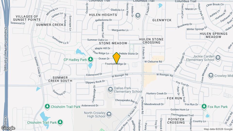 8504 Rock Creek Dr Map and Location Details