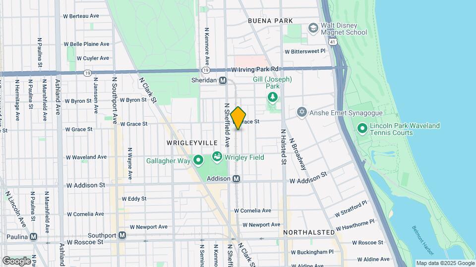 3744 N Wilton Ave Map and Location Details
