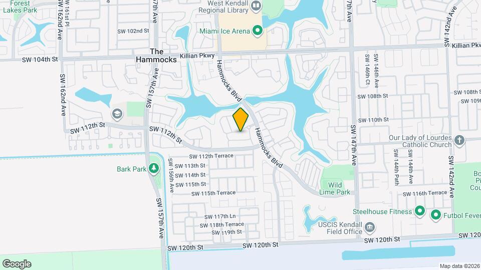 15257 SW 111th St Mapa y Detalles de la Ubicación