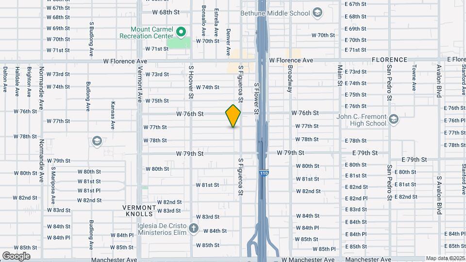 520 W 77th St Map and Location Details