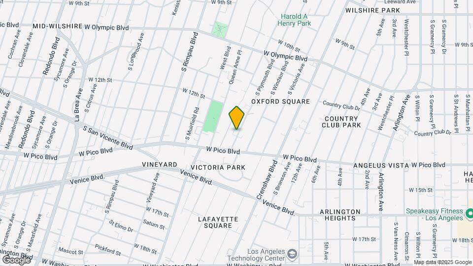 1261 1/2 S Plymouth Blvd Map and Location Details