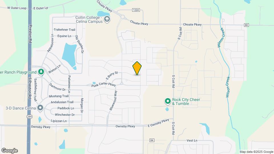 1117 Berry St Map and Location Details