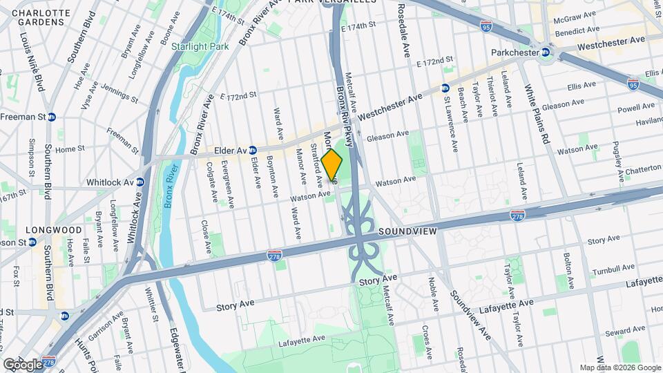 1105 Morrison Ave Map and Location Details