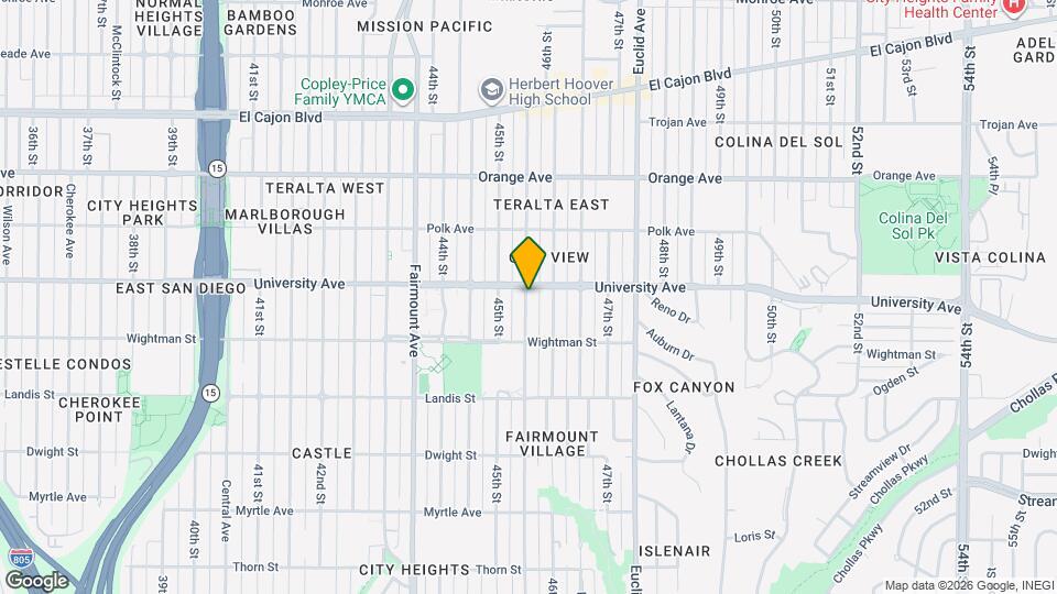 3877 Chamoune Ave Map and Location Details