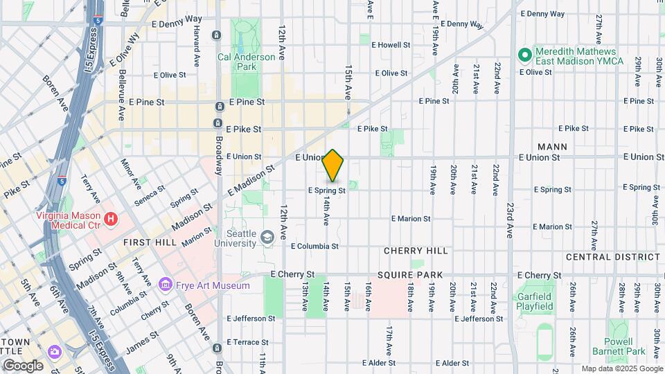 1400 E Spring St Map and Location Details